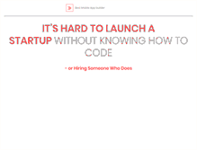Tablet Screenshot of bestmobileappbuilder.com